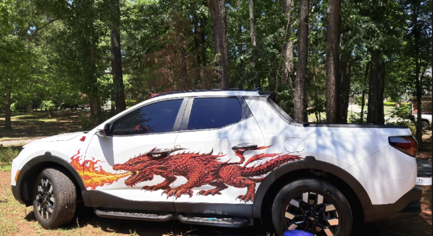 white SUV customer review photo