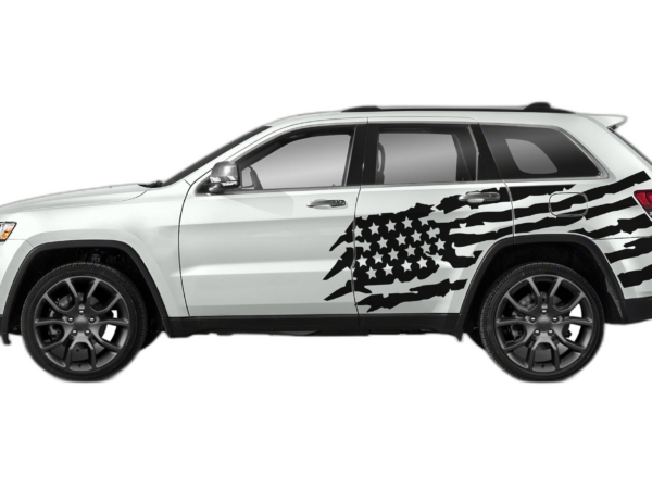US Flag Side Graphics for Jeep Grand Cherokee 2011-2021