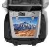 Adventure mountain print hood graphics decals compatible with Wrangler JK