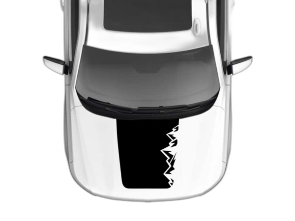 Adventure mountains hood decals graphics compatible with Chevrolet Tahoe