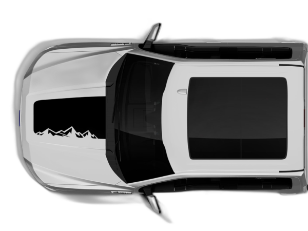 Adventure mountains hood decals graphics compatible with Ford F150 2015-2020