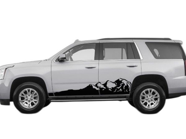 Adventure Mountains Side Graphics for GMC Yukon 2015-2020