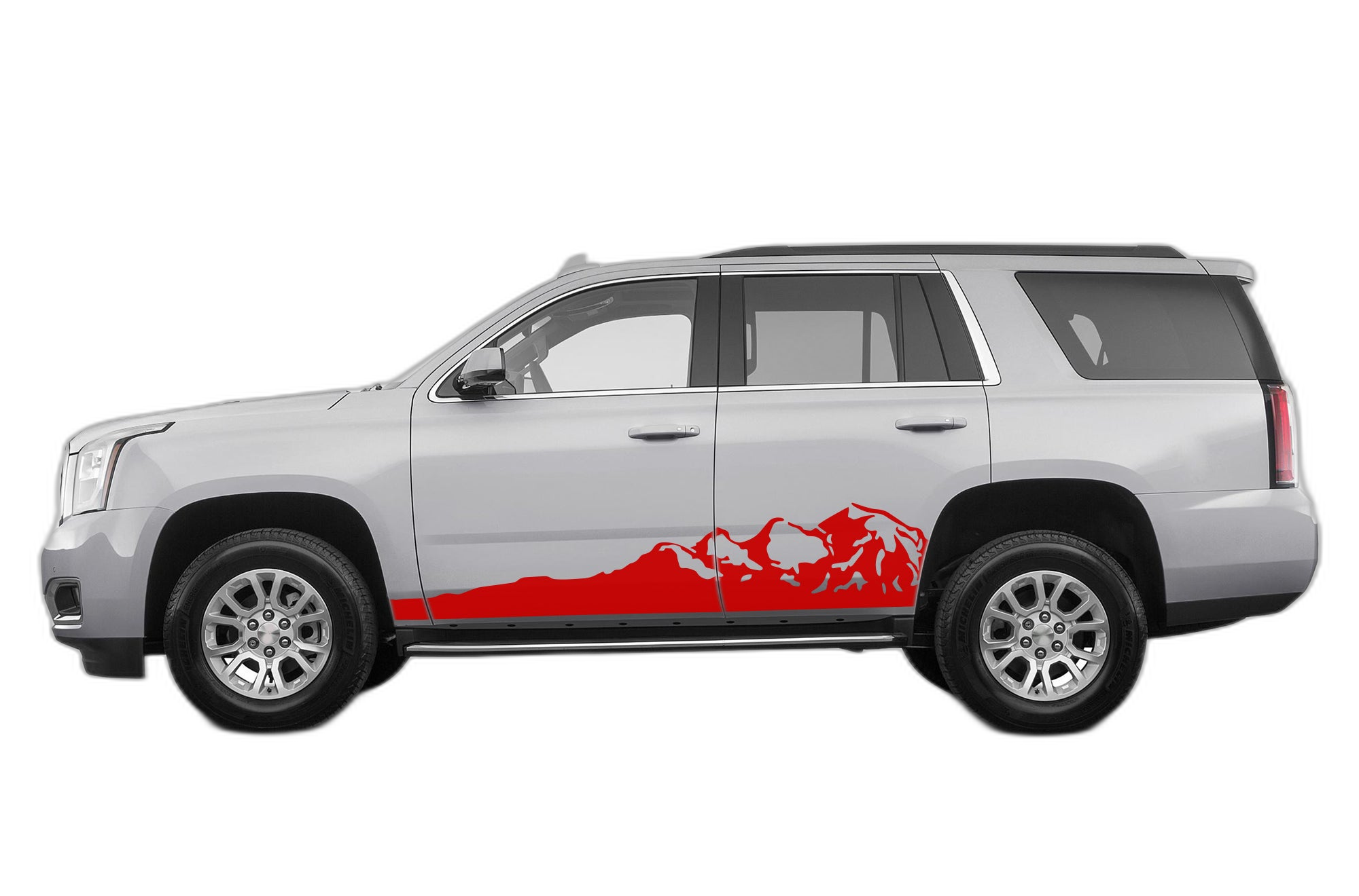 Adventure Mountains Side Graphics for GMC Yukon 2015-2020 - Image 2