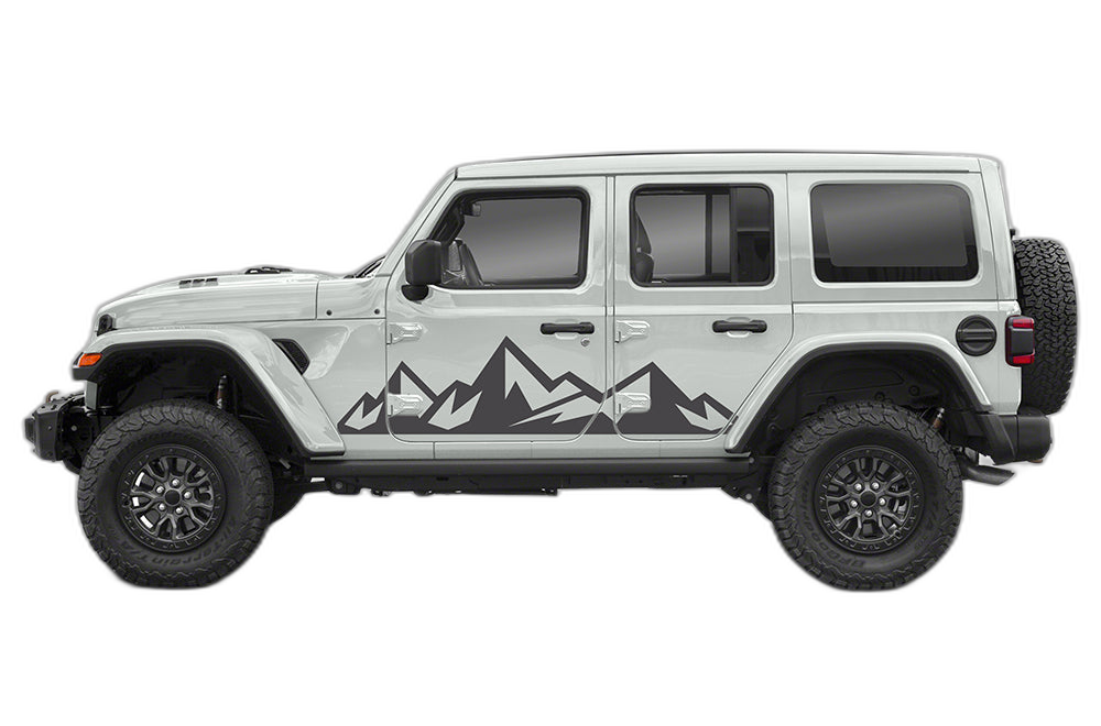 Adventure Mountains Side Graphics for Wrangler JL - Image 2