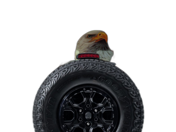 American Flag Eagle Perforated Rear Window Decal Graphics for Ford Bronco