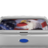 American flag eagle perforated rear window decal graphics compatible with Ford Ranger 2019-2023