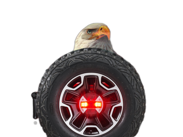 American Flag Eagle Perforated Rear Window Decal Graphics for Jeep Wrangler JL