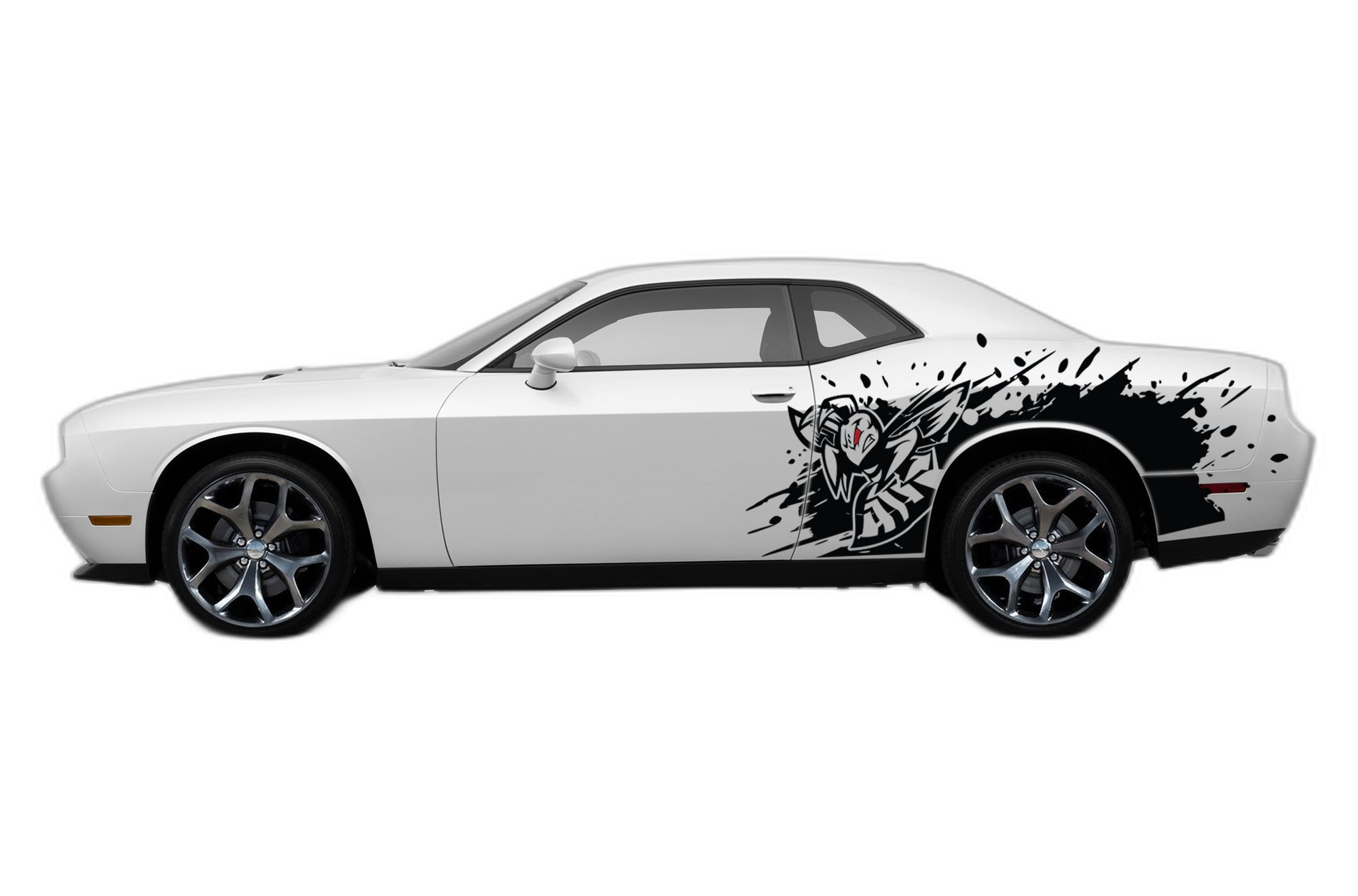 Angry Hornet Side Graphics, Decals for Dodge Challenger