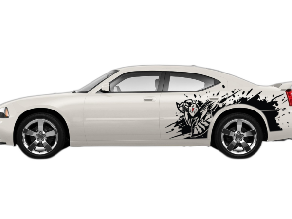Angry Hornet Side Graphics, Decals for Dodge Charger 2006-2010