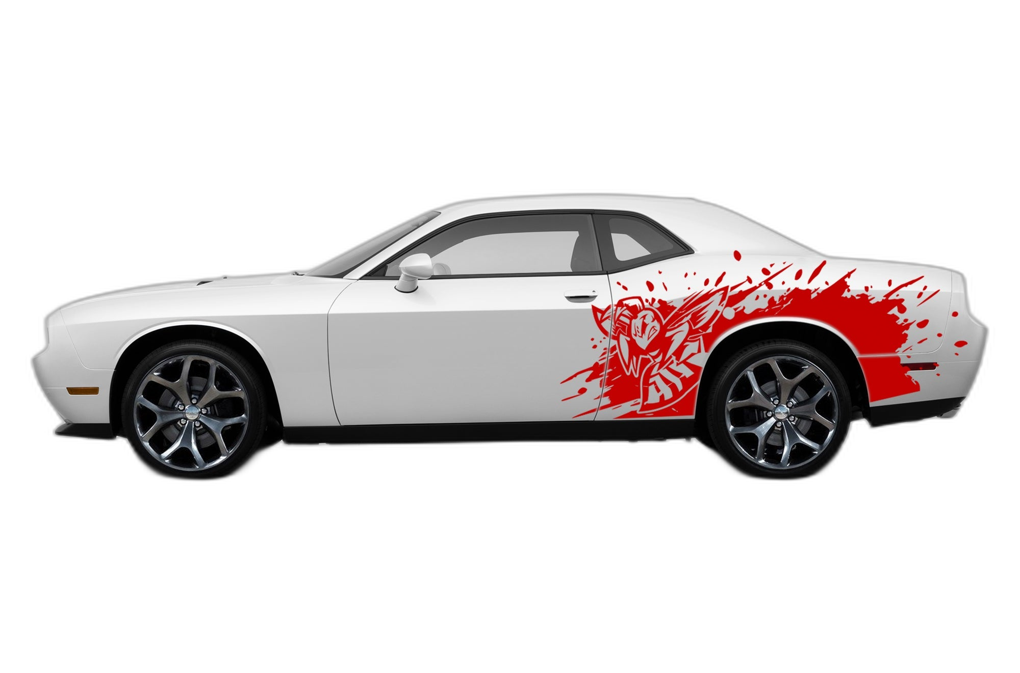Angry Hornet Side Graphics, Decals for Dodge Challenger - Image 2