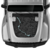Topographic USA Cities Print Hood Graphics for Wrangler JL