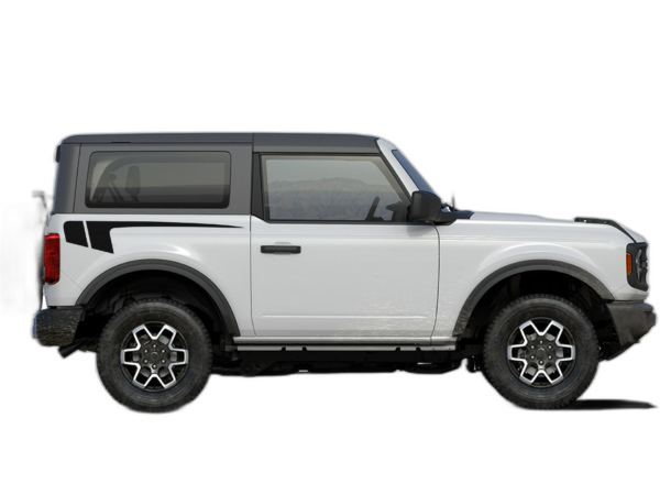 Back Hockey Stripes Decals Graphics for Ford Bronco 2 Doors