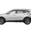Back Shredded US Flag Graphics for Hyundai Santa Fe 2019-2023