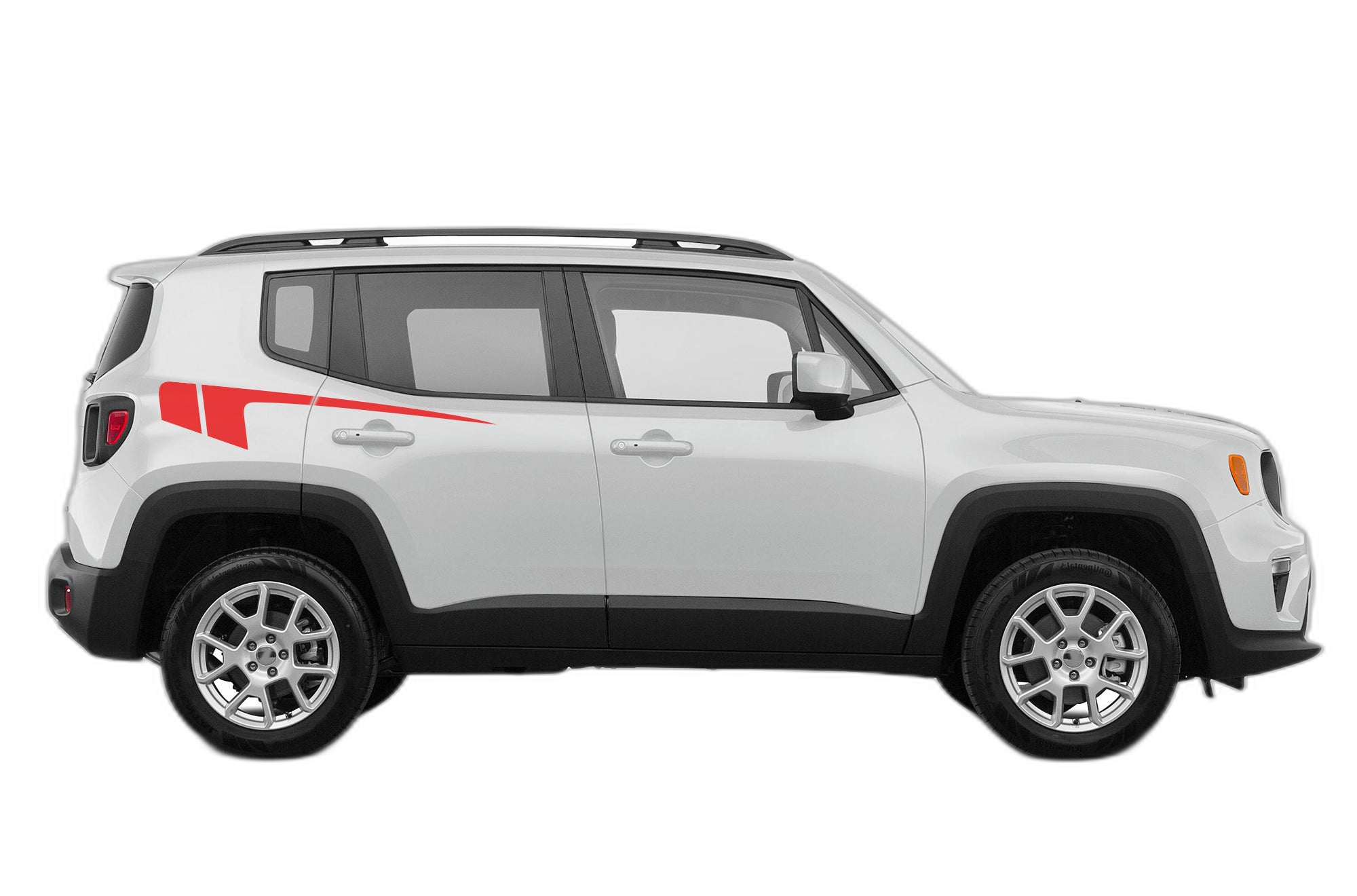 Back hockey graphics decals compatible with Jeep Renegade - Image 2