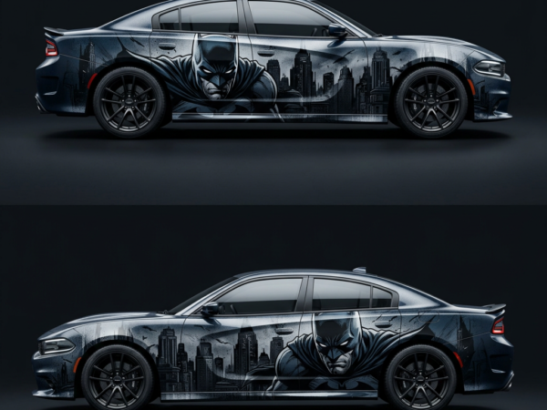 🌃 Batman City Watch Car Wrap - Gotham's Protector