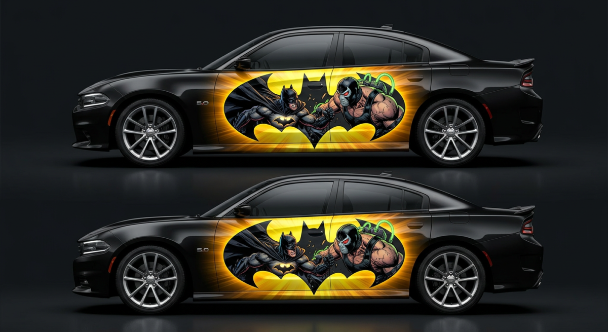 🦇 Bat-Signal Car Wrap