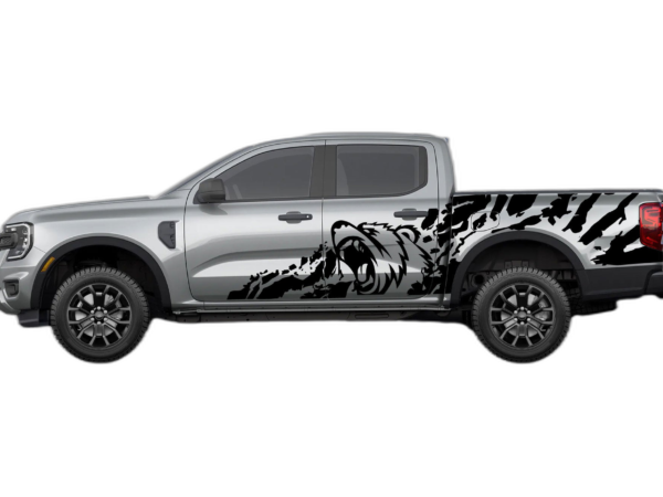 Bear splash decals and side graphics compatible with Ford Ranger