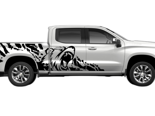 Bear splash side decals graphics compatible with Chevrolet Silverado