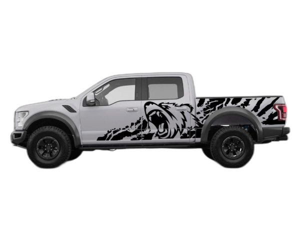 Bear splash side decals graphics compatible with Ford F150 Raptor 2017-2020