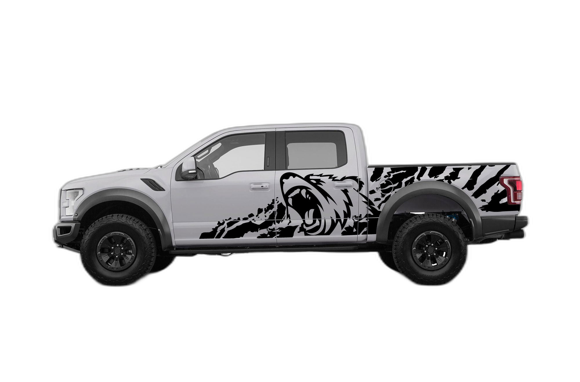 Bear splash side decals graphics compatible with Ford F150 Raptor 2017-2020