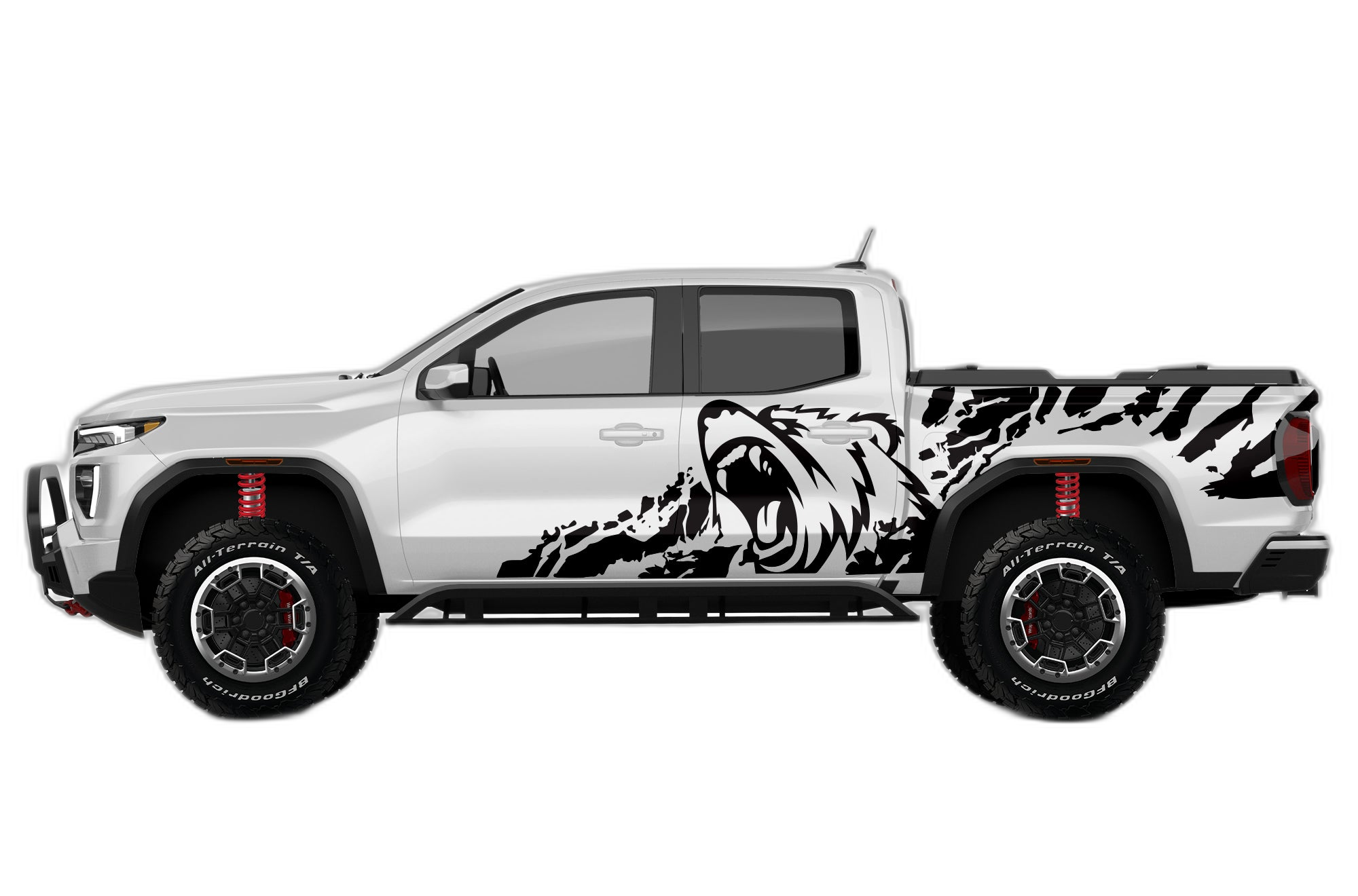 Bear splash side decals graphics compatible with GMC Canyon