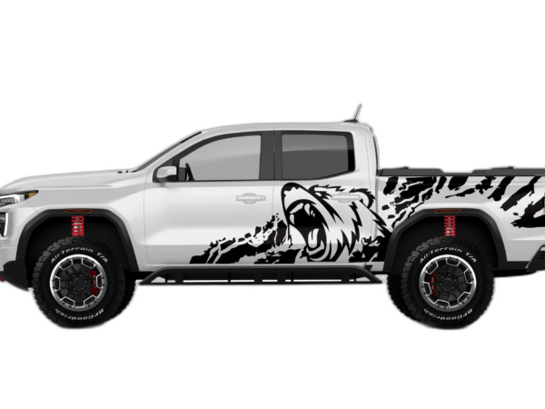 Bear Splash Side Decals Graphics for GMC Canyon