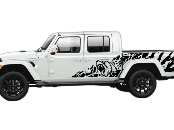 Bear splash side decals graphics compatible with Jeep Gladiator JT