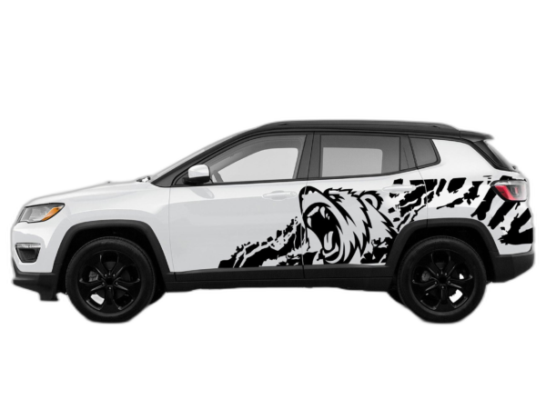 Bear Splash Side Graphics for Jeep Compass 2018 - 2025