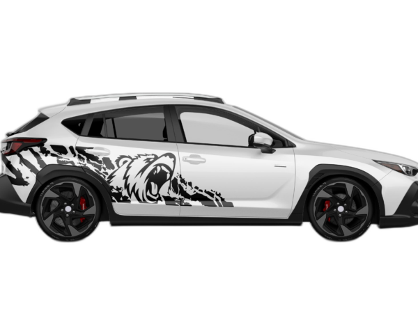 Bear splash side graphics decals compatible with Subaru Crosstrek