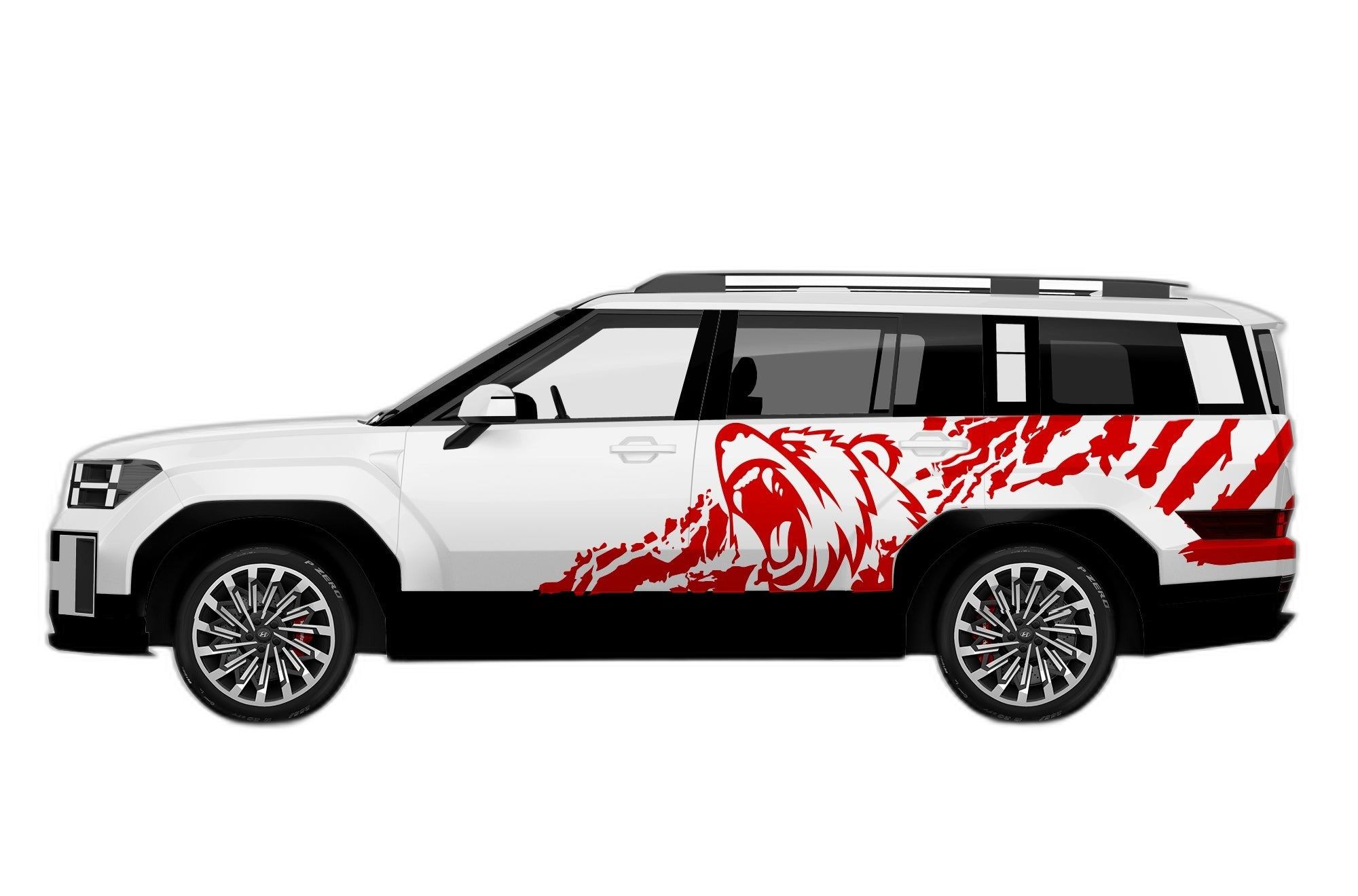Bear Splash Graphics for Hyundai Santa Fe - Image 2