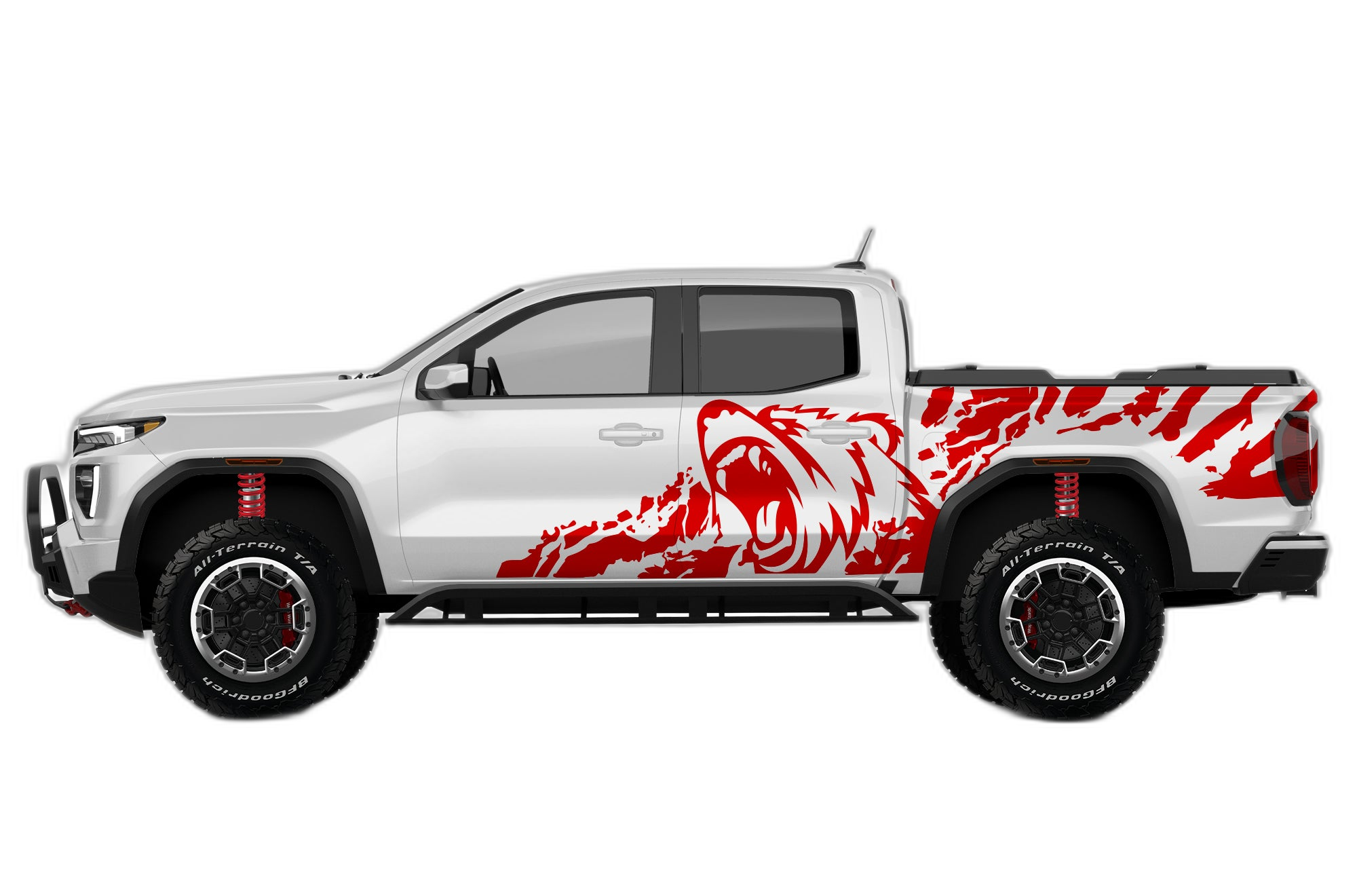 Bear splash side decals graphics compatible with GMC Canyon - Image 2