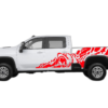 Bear splash side decals graphics compatible with Chevrolet Silverado 2500HD