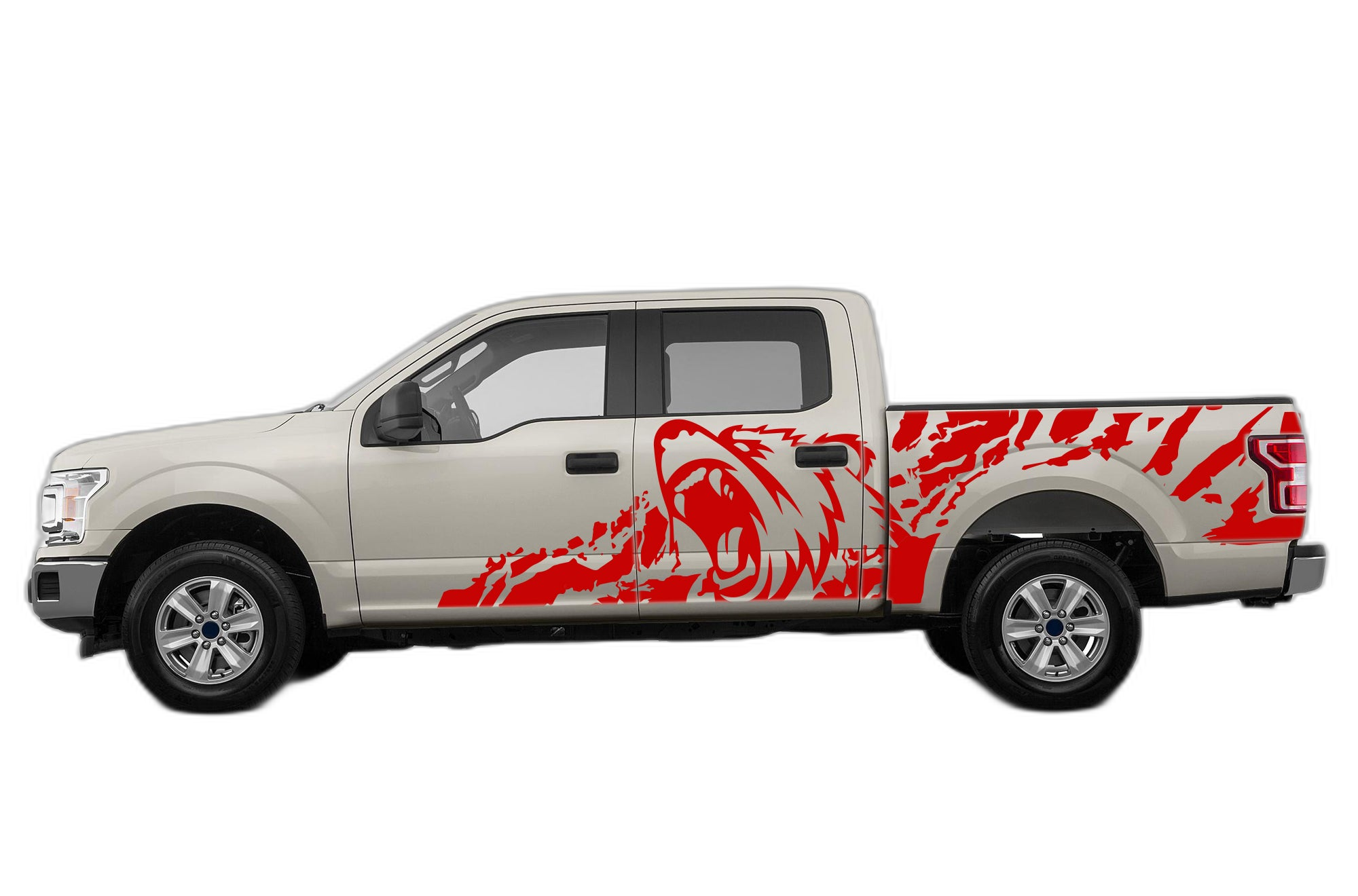 Bear splash side decals graphics compatible with Ford F150 2015-2020 - Image 2