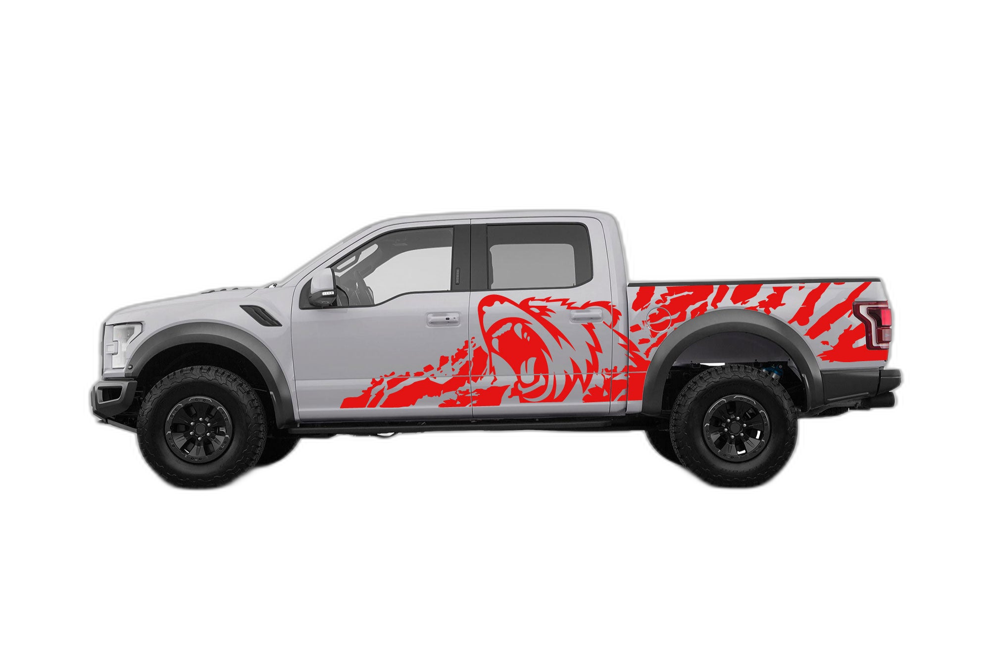 Bear Splash Side Decals Graphics for Ford F150 Raptor 2017-2020 - Image 2