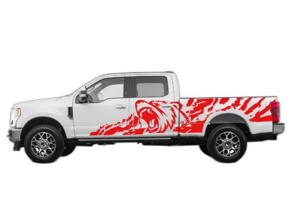 Bear Splash Side Decals Graphics for Ford F250 2017-2022