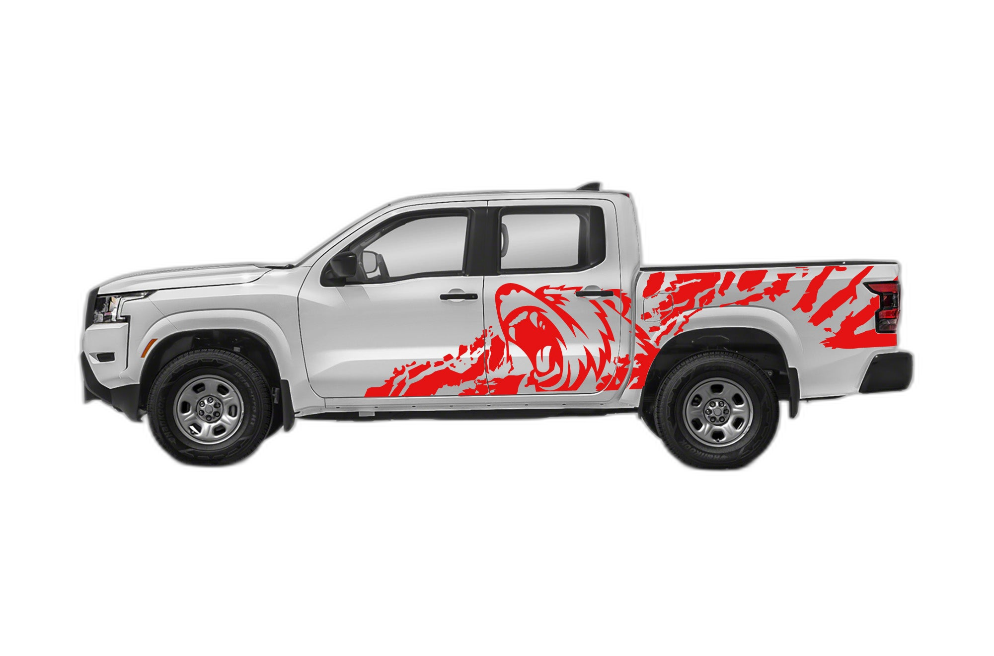 Bear Splash Side Decals Graphics for Nissan Frontier - Image 2
