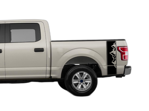 Bed side mountains stripes decals graphics compatible with Ford F150 2015-2020