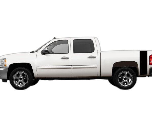 Bed Side Stripes Decals Graphics for Chevrolet Silverado 2007-2013