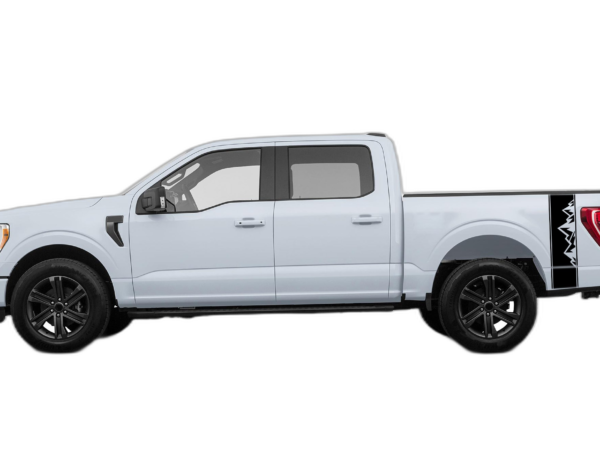 Bed Side Mountains Stripes Decals Graphics for Ford F150