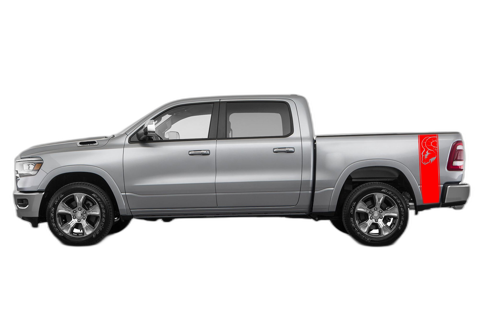 Bed Side Ram Stripes Decals Graphics for Dodge Ram - Image 2