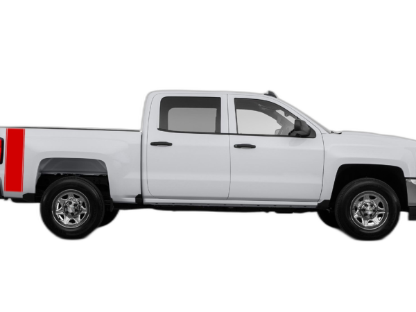 Bed Side Stripes Decals Graphics for Chevrolet Silverado 2014-2018