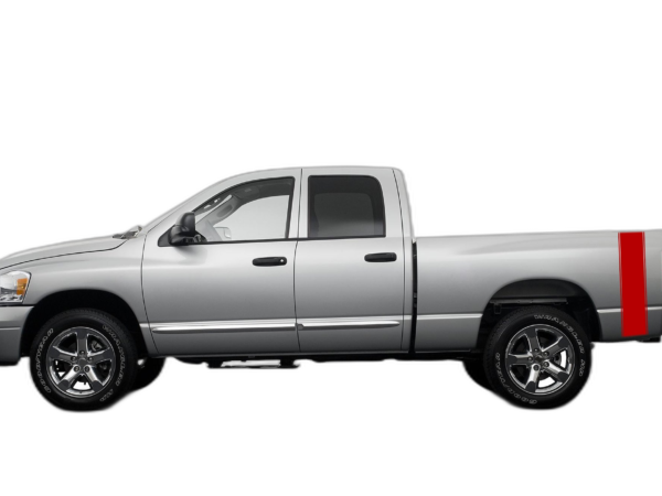 Bed side stripes decals graphics compatible with Dodge Ram 2002-2008