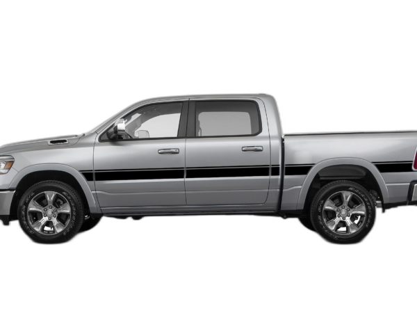 Belt Center Side Stripes Decals Graphics for Dodge Ram