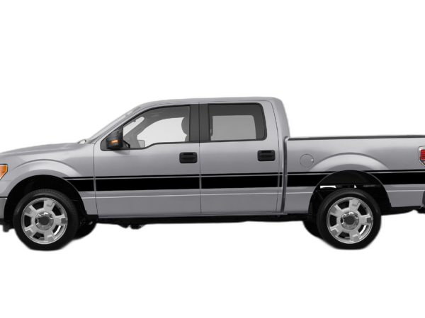 Belt Center Side Stripes Decals Graphics for Ford F150 2009-2014