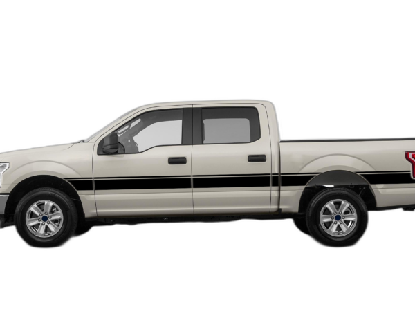 Belt center side stripes decals graphics compatible with Ford F150 2015-2020