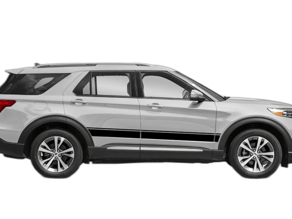 Belt line side stripes decals graphics compatible with Ford Explorer