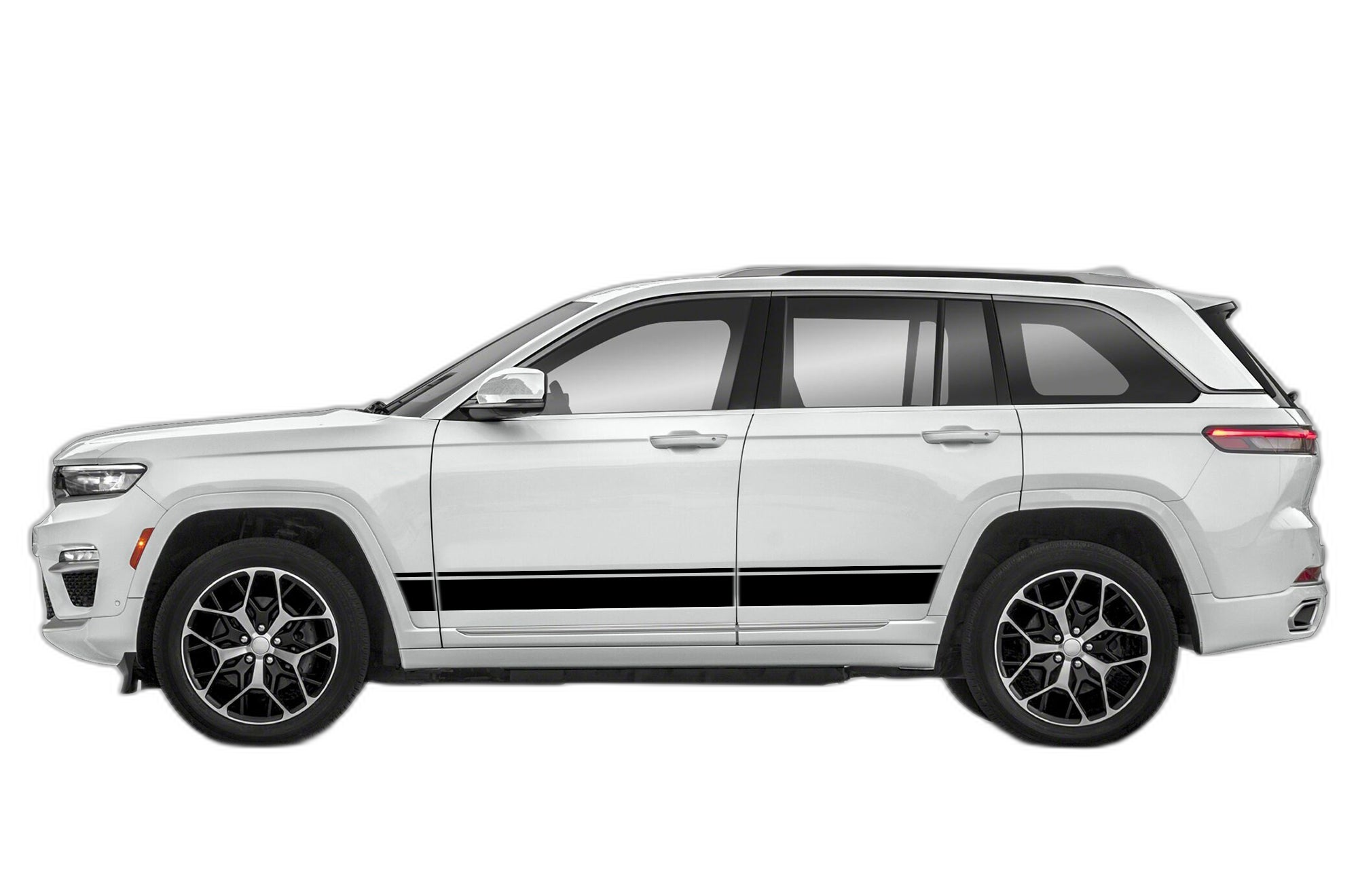 Belt line side stripes decals graphics compatible with Jeep Grand Cherokee