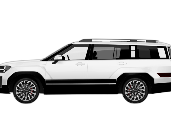 Belt line stripes graphics decals compatible with Hyundai Santa Fe