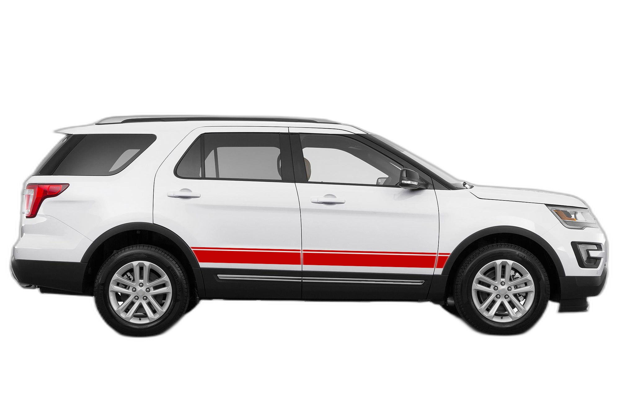 Belt line side stripes decals graphics compatible with Ford Explorer 2011-2019 - Image 2