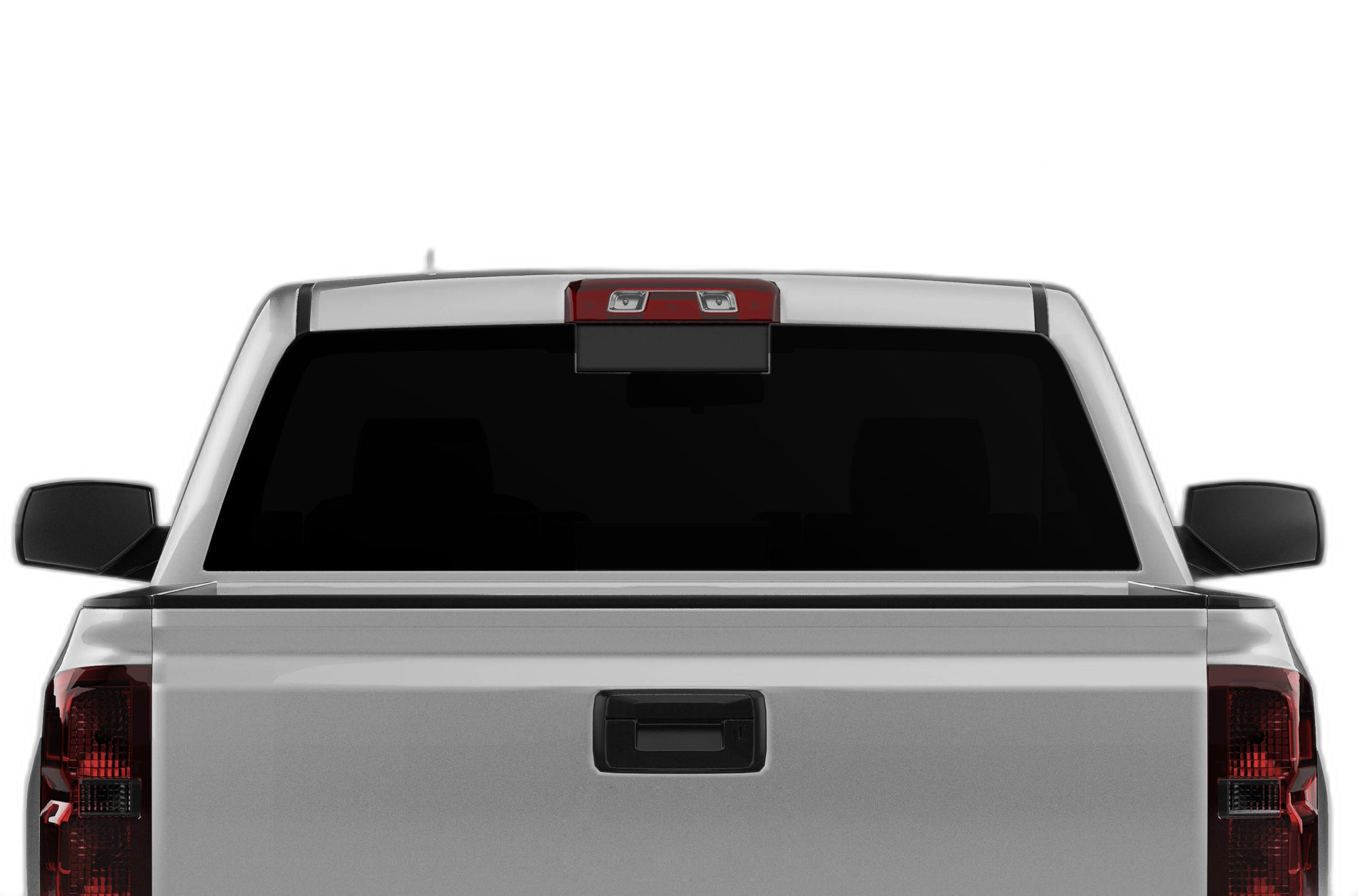 Black Perforated Rear Window Decal Graphics for Chevrolet Silverado 2014-2018